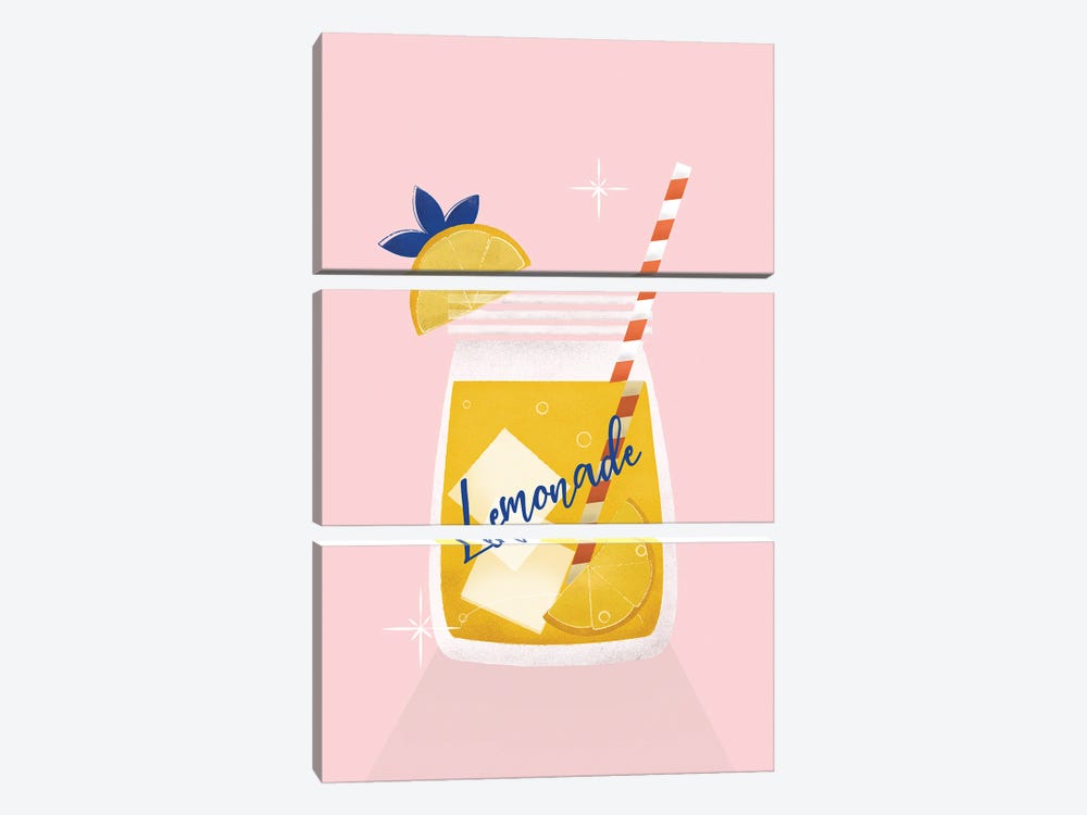 Lemonade by Show Me Mars 3-piece Canvas Print
