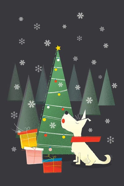 Little White Westie by Show Me Mars multi panel art