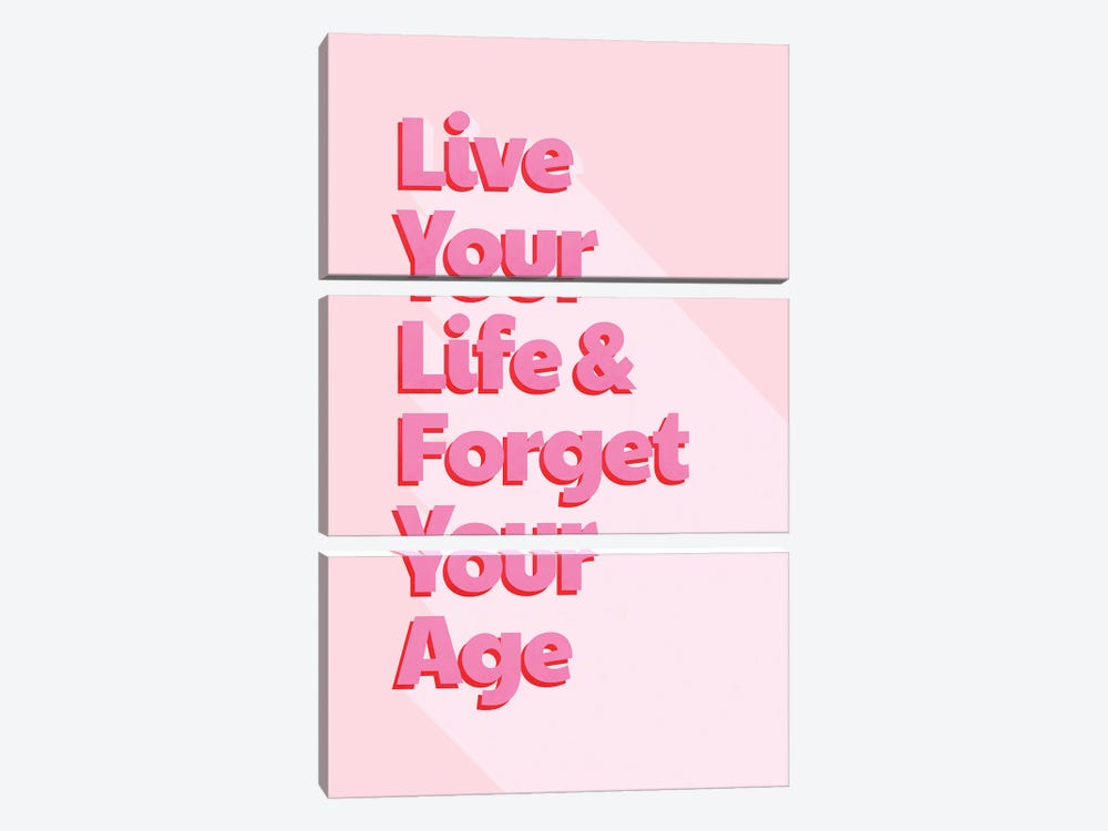 Live Your Life by Show Me Mars 3-piece Canvas Artwork