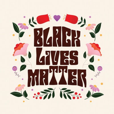 Black Lives Matter by Show Me Mars multi panel art