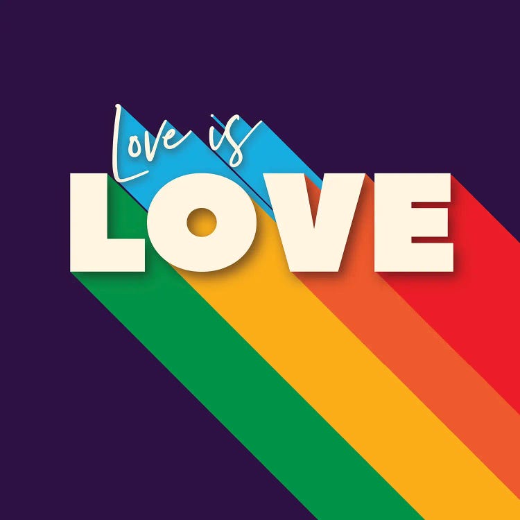 Love Is Love Typography