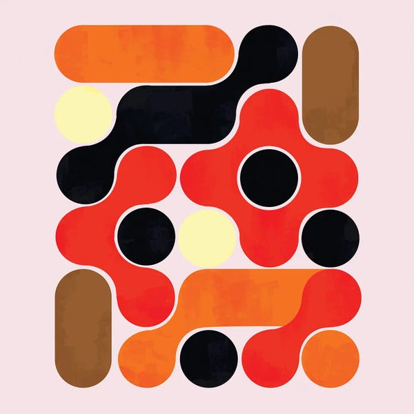 Shape Up: Mid Century Abstract VII by Show Me Mars