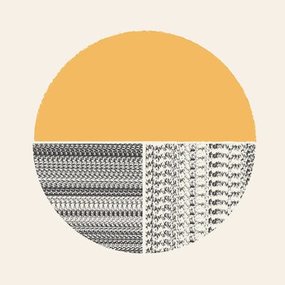 Minimalistic Abstract II by Show Me Mars metal wall art