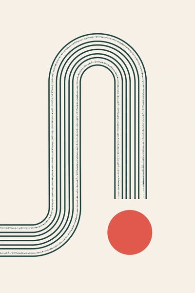 Shape Up: Minimalistic Abstract IV by Show Me Mars