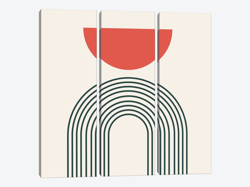 Minimalistic Abstract VI by Show Me Mars 3-piece Art Print