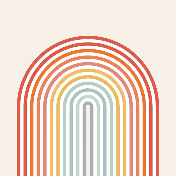 Shape Up: Minimalistic Rainbow by Show Me Mars