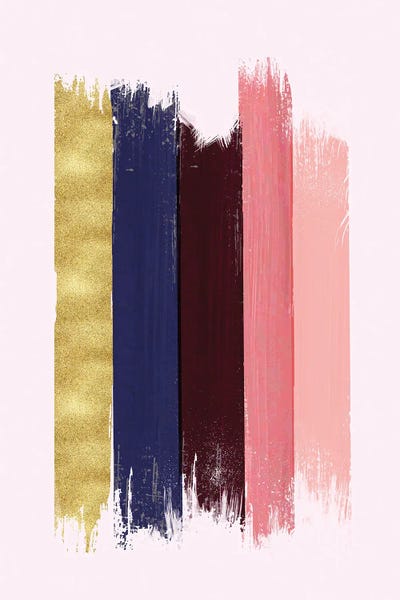 Modern Brush Strokes by Show Me Mars metal wall art
