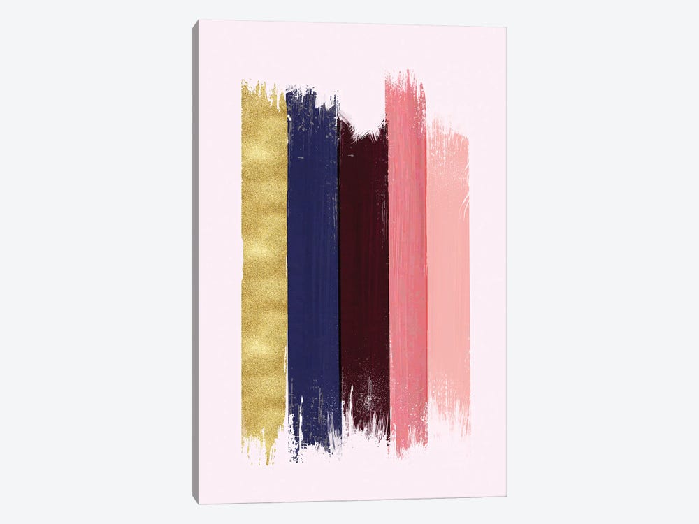 Modern Brush Strokes by Show Me Mars 1-piece Canvas Wall Art