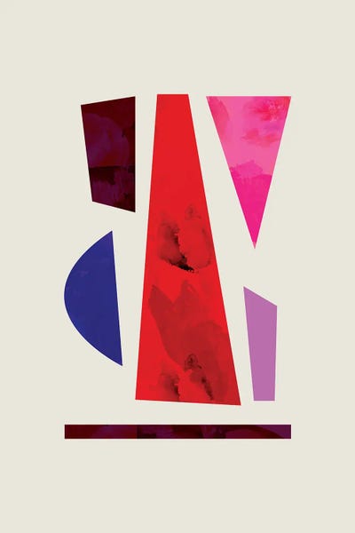 Pieces Abstract by Show Me Mars metal wall art