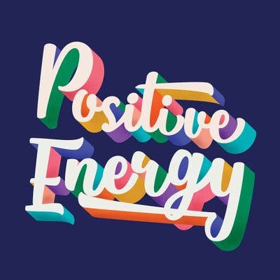Positive Energy by Show Me Mars metal wall art