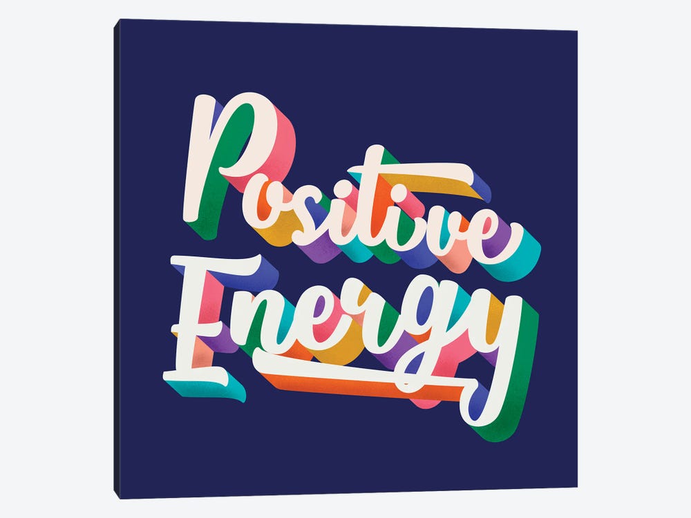 Positive Energy by Show Me Mars 1-piece Canvas Art Print