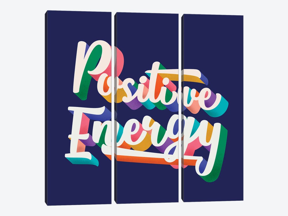 Positive Energy by Show Me Mars 3-piece Art Print