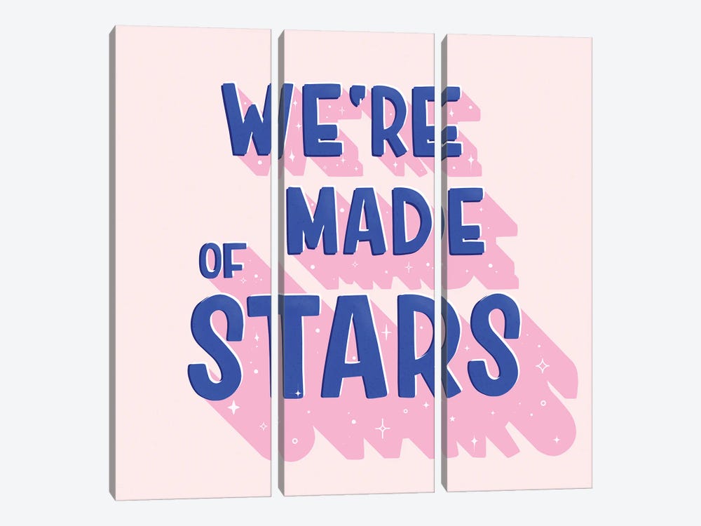 We Are All Made Of Stars by Show Me Mars 3-piece Art Print