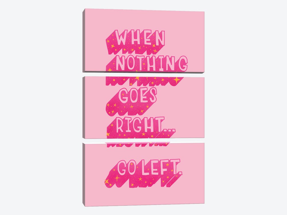 When Nothing Goes Right by Show Me Mars 3-piece Canvas Art Print