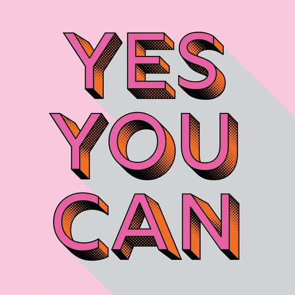 Yes You Can Typography