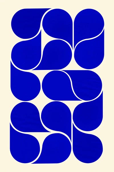 Bauhaus: Blue Shapes by Show Me Mars