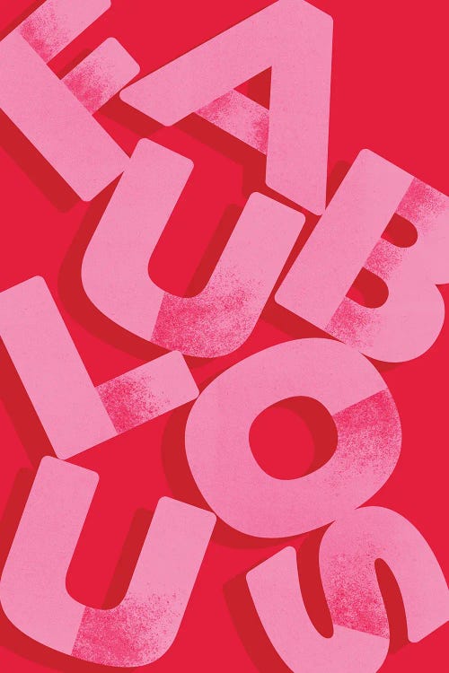Faboulus Pink by Show Me Mars wall art