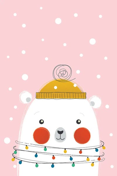 Polar Bears: Christmas Animals Cute Polar Bear by Show Me Mars