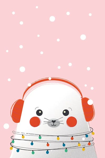 Seals: Christmas Animals Cute Seal by Show Me Mars