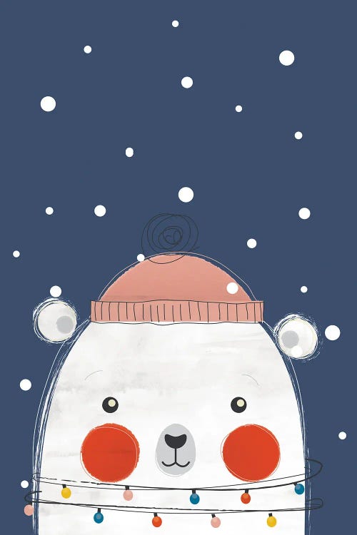 Christmas Bear by Show Me Mars wall art