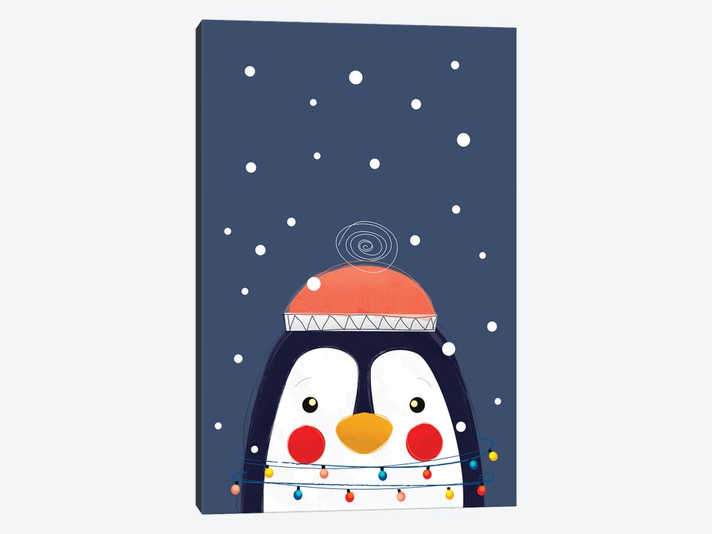 Christmas Penguin by Show Me Mars 1-piece Art Print