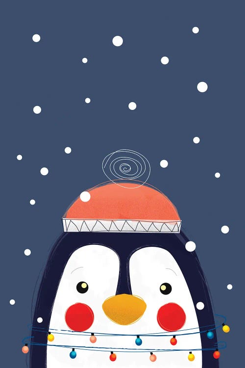 Christmas Penguin by Show Me Mars wall art