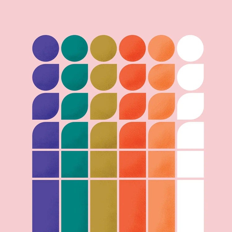 Colorful Changing Shapes by Show Me Mars wall art