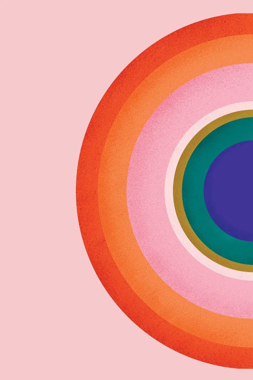Colorful Half Circle by Show Me Mars wall art