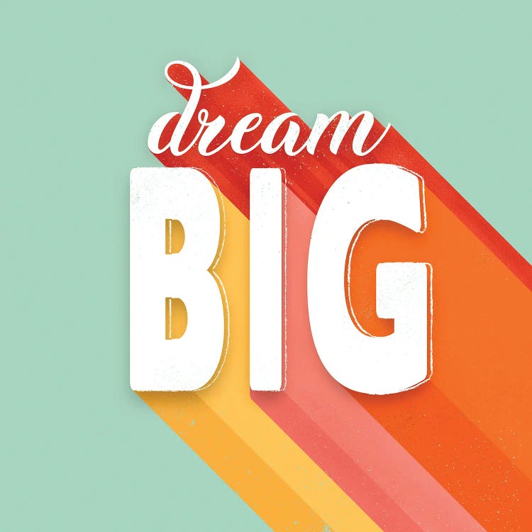 Dream Big Retro Type