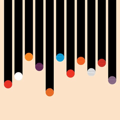 Dripping Down by Show Me Mars metal wall art