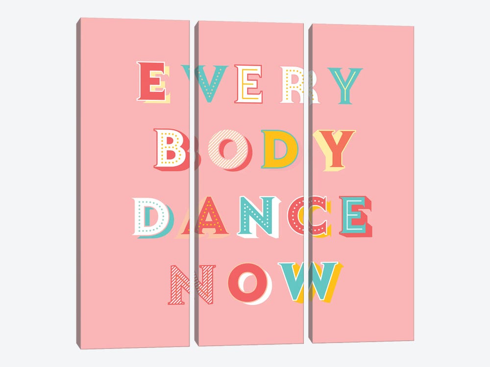 Everybody Dance Now II by Show Me Mars 3-piece Canvas Art Print