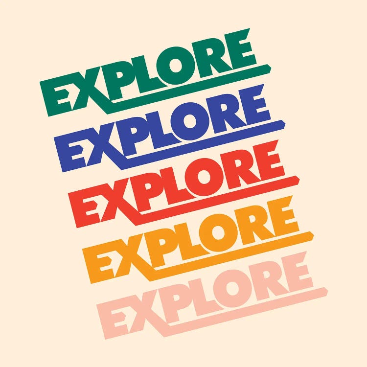Explore Typography by Show Me Mars wall art