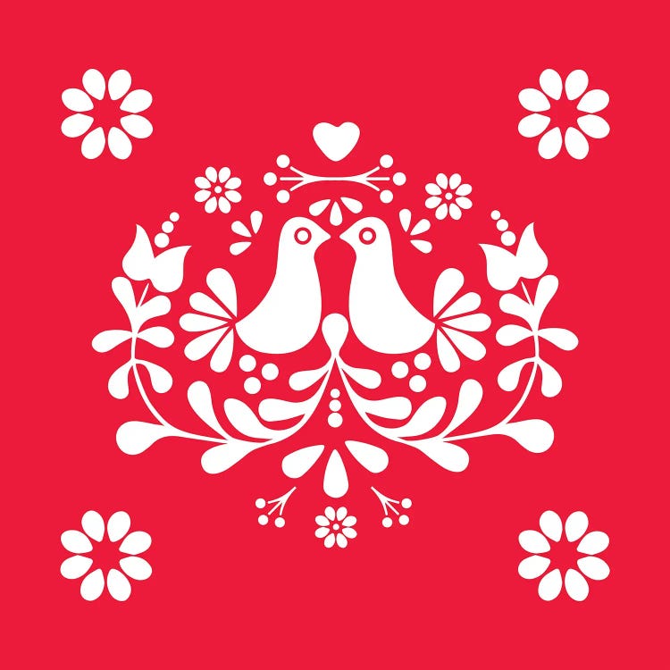 Festives Folk Birds