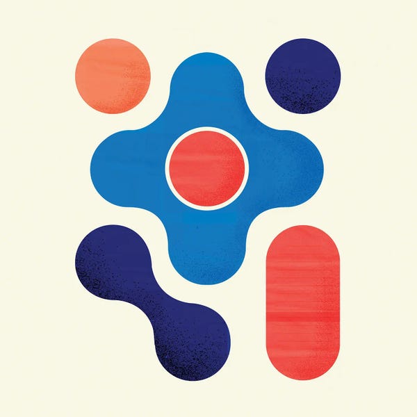 Shape Up: Geometric Abstract I by Show Me Mars