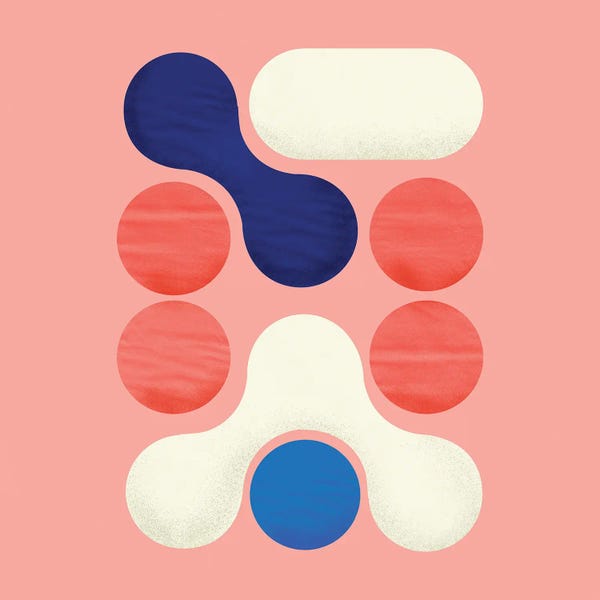 Shape Up: Geometric Abstract III by Show Me Mars