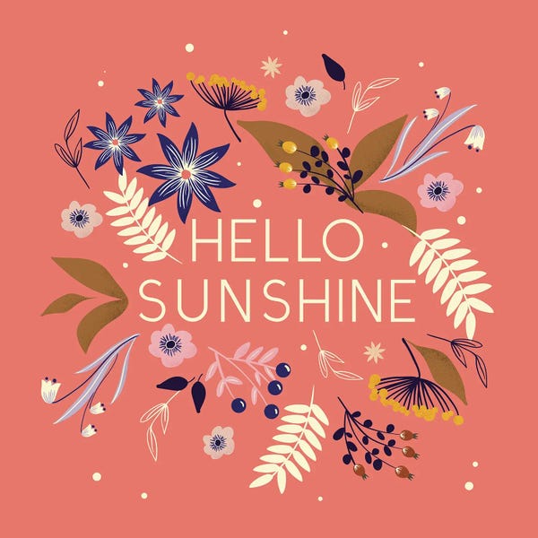 Hello Sunshine.
