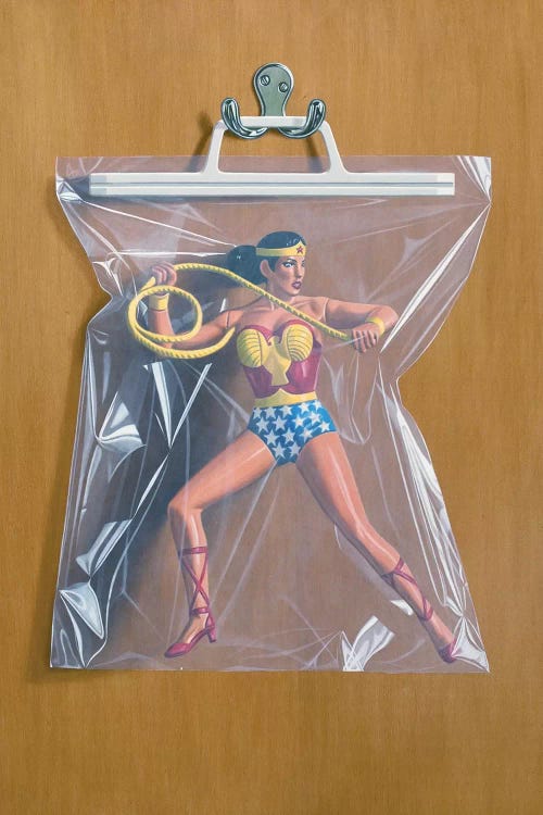 Diana Prince by Simon Monk wall art