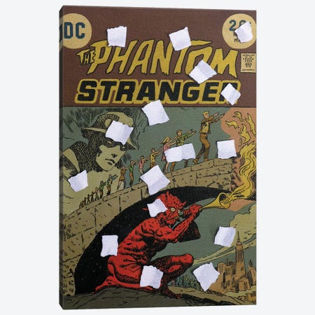 The Phantom Stranger Canvas Print #SMN29} by Simon Monk Canvas Artwork