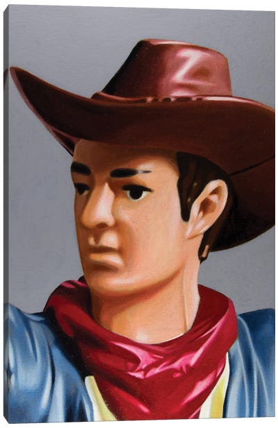Replicant Study - Cowboy Canvas Art Print - Cowboy & Cowgirl Art