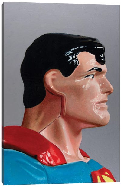 Replicant Study - Superman Canvas Art Print - Simon Monk