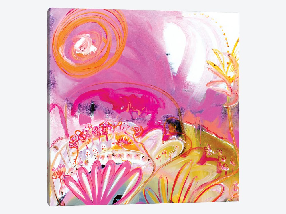 Pink Fantasy by Sarah Morrow 1-piece Canvas Print