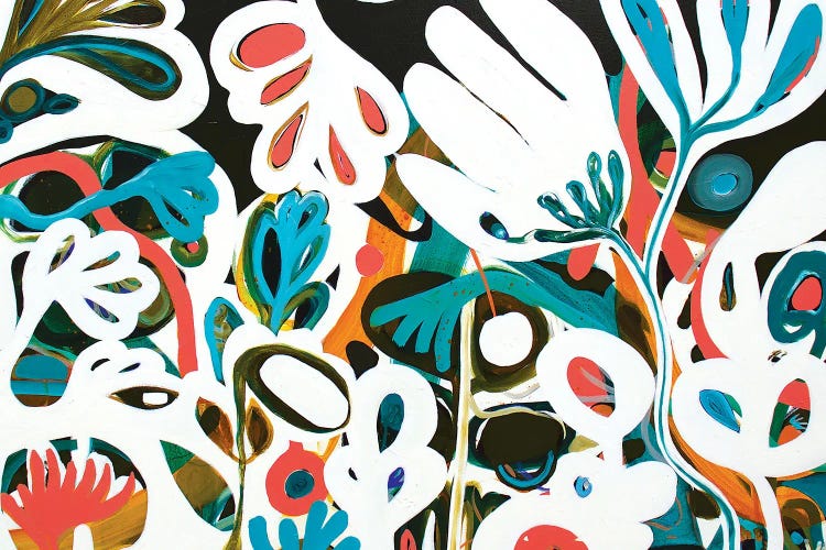 White Flowers by Sarah Morrow wall art