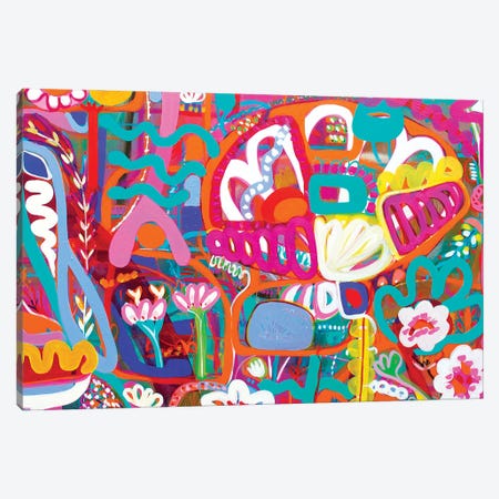 Color Pop II Canvas Print #SMR5} by Sarah Morrow Art Print