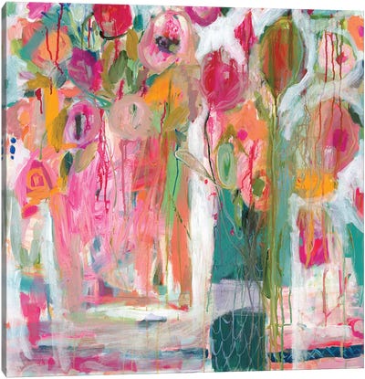 Pink Melody I Canvas Art Print - Carrie Schmitt