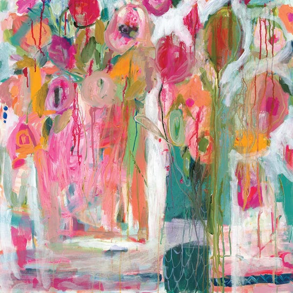 Carrie Schmitt: Pink Melody I by Carrie Schmitt