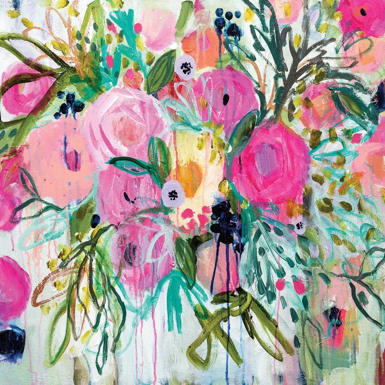 Rose Burst by Carrie Schmitt wall art