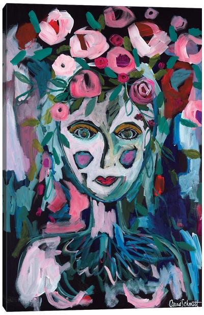 Rose Goddess Canvas Art Print - Carrie Schmitt