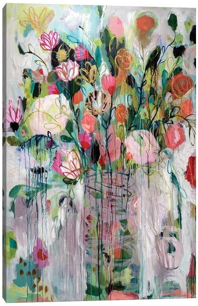 Spring Showers Canvas Art Print - Carrie Schmitt
