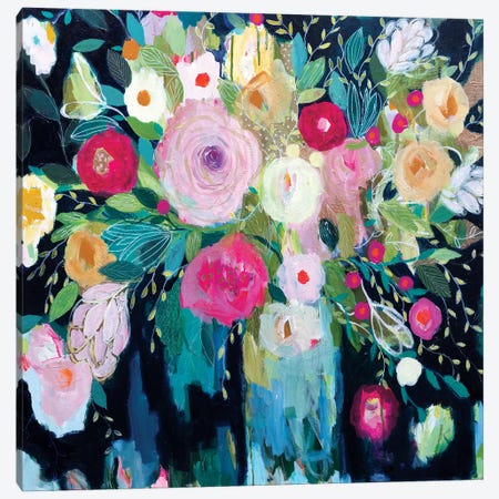 Follow The Roses Canvas Print #SMT56} by Carrie Schmitt Canvas Artwork