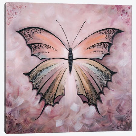 Floating Lace Canvas Print #SMV100} by Marina Skromova Art Print